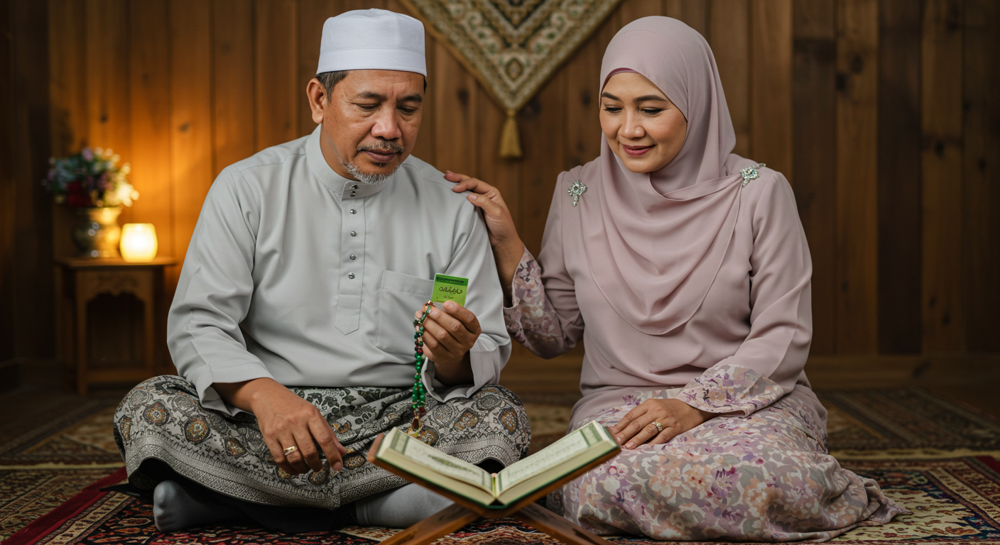 Muslim dan Muslimah yang Memerlukan Keychain Al-Hidayah